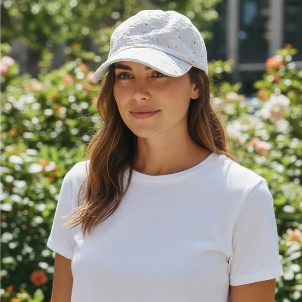 Alabama Girl women’s glitter adjustable cap White fits most